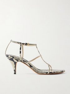 Jones snake-effect leather sandals