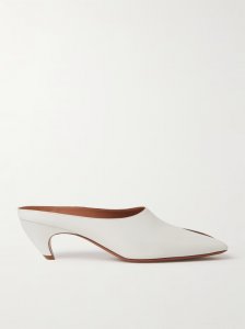 Leather mules