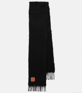 LoeweMohair and wool-blend scarf