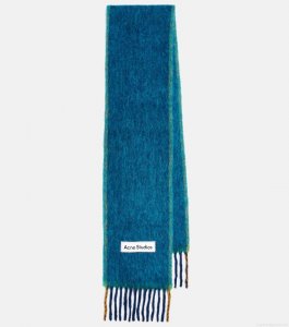 Acne StudiosFringed alpaca and wool-blend scarf