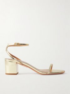 Olie 50 metallic faux leather sandals