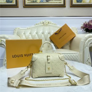 Louis Vuitton Petite Malle Souple Cream