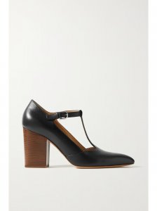 Triana leather Mary Jane point-toe pumps