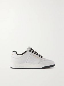 SL61 logo-print leather sneakers