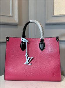 Louis Vuitton Onthego MM Epi Leather Pivoine