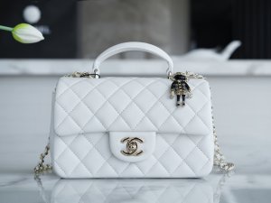 CHANEL HANDBAG white