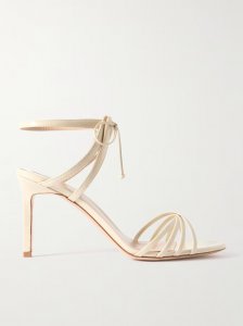 Patent-leather sandals