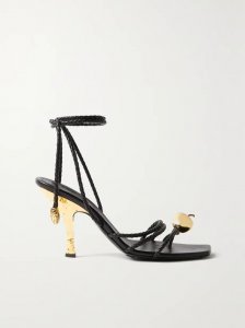 Adam embellished intrecciato leather sandals