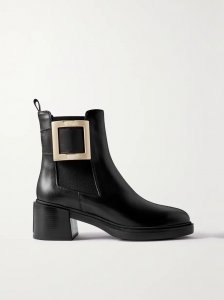 Viv Rangers buckled leather Chelsea boots