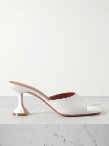 Lupita textured-leather pumps