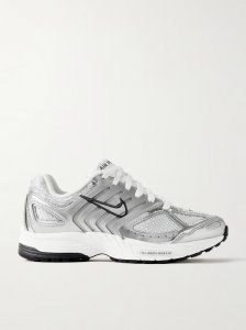 Air Pegasus 2K5 metallic leather and mesh sneakers