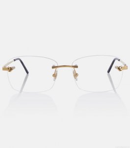 Cartier Eyewear CollectionPanthère de Cartier rectangular glasses