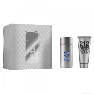 Kit Perfume Carolina Herrera 212 Men Masculino Eau de Toilette 100 ml + Gel Pós Barba 100 ml