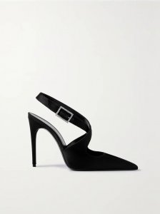 Spontini velvet and satin pumps