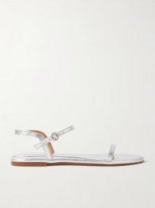 Nettie metallic leather sandals