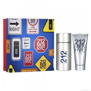 Kit Perfume Carolina Herrera 212 Men Masculino Eau de Toilette 100 ml + Pós Barba 100 ml