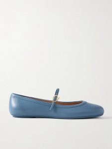 Carla leather Mary Jane ballet flats