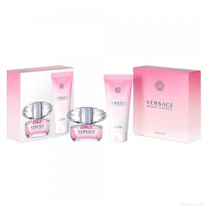 Kit Perfume Versace Bright Crystal Feminino 50 ml + Loção Corporal 100 ml