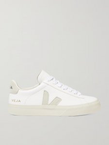 + NET SUSTAIN Campo leather and suede sneakers