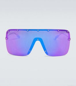 GucciMask-frame sunglasses