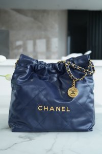 CHANEL HANDBAG Deep blue