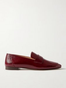 Patent-leather loafers