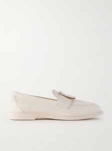 Summer leather loafers