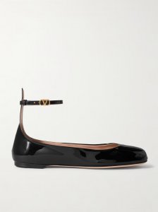 Tan-Go patent-leather ballet flats