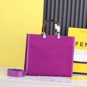 FENDI HANDBAG purple red