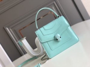 BULGARI HANDBAG Lake Blue