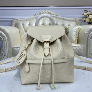 Louis Vuitton Montsouris Backpack Monogram Empreinte New Creme