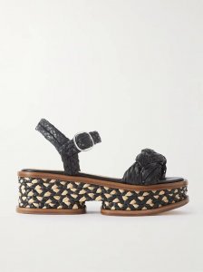 Michael braided raffia sandals