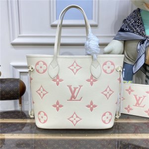 Louis Vuitton Neverfull MM Creme/Rose Trianon