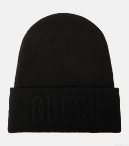 GucciLogo wool beanie