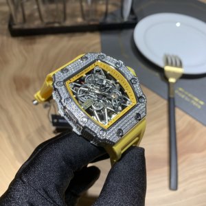 Richard Mille RM035-AMERICA5 Full Diamond-set Skeleton Watch