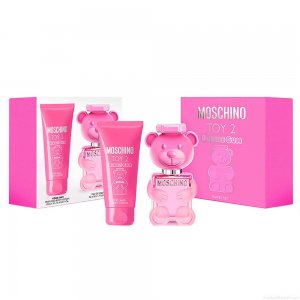 Kit Perfume Moschino Toy 2 Bubble Gum Feminino Eau de Toilette 50 ml +Loção Corporal 100 ml