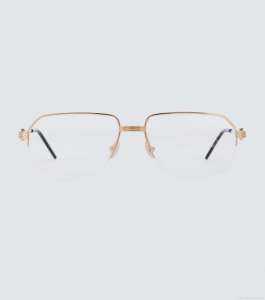 Cartier Eyewear CollectionHalf-rimmed metal glasses