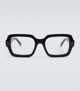 Celine EyewearBold 3 Dots rectangular glasses