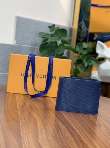 Louis Vuitton Ripple Light Blue Multiple Short Wallet