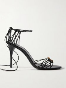 Babylone embellished knotted leather sandals