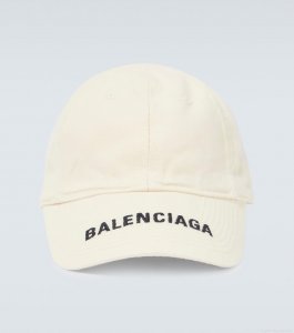 BalenciagaLogo cotton baseball cap