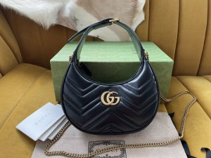 GG MARMONT HALF-MOON-SHAPED MINI BAG