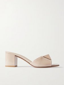 One Stud 60 patent-leather mules