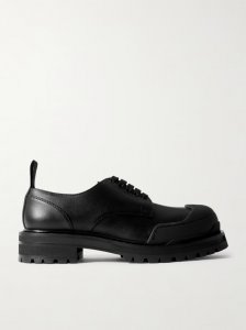 Dada rubber-trimmed leather brogues