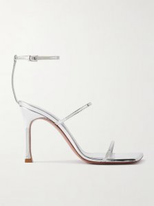 Maya mirrored-leather sandals