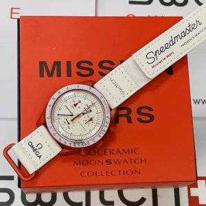 Omega x Swatch Collaboration Velcro Strap Collection Moonswatch