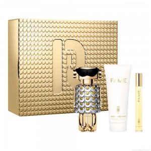 Kit Perfume Paco Rabanne Fame Feminino Eau de Parfum 80 ml + Creme Corporal 100 ml + Miniatura 10 ml