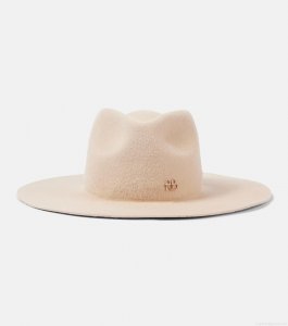 Ruslan BaginskiyEmbellished shearling fedora