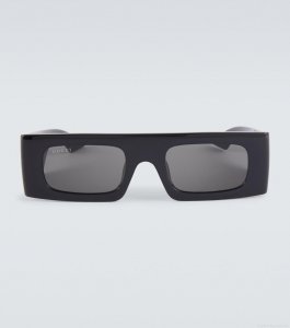 GucciFashion Show rectangular sunglasses