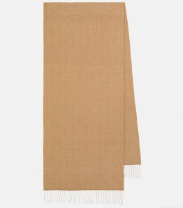 Loro PianaTurati herringbone cashmere scarf